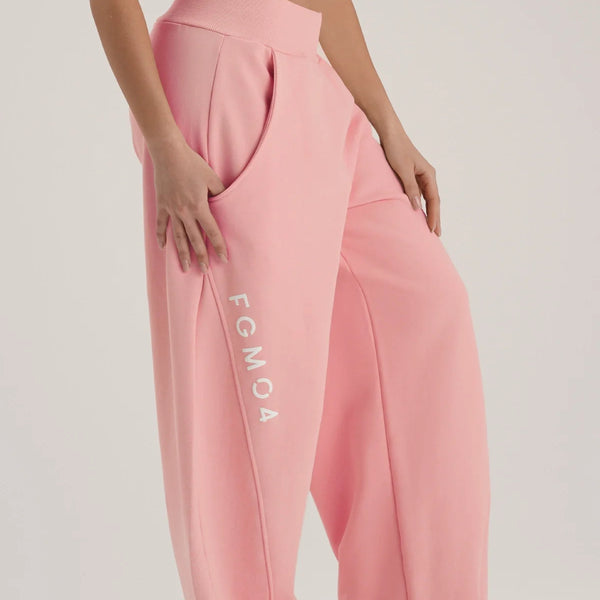 Laisvalaikio kelnės FGM04 „Ikonic Baggy” - rausvos