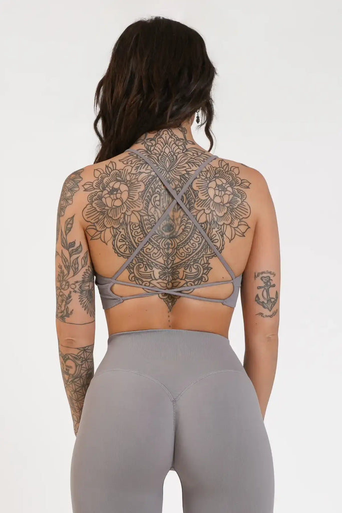 Sportine liemenele atvira nugara