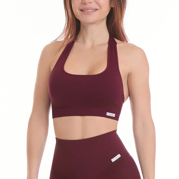 Sportinė liemenėlė FGM04 „Vertigo Merlot" - bordo spalvos