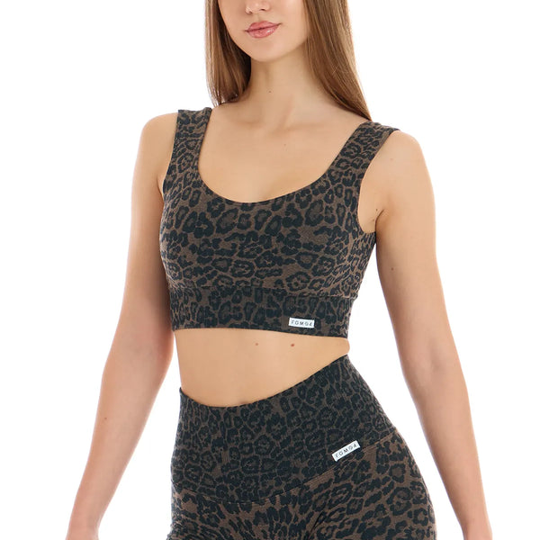 Sportinė liemenėlė FGM04 „Wild Essence Bambufir Dark Bronze” - tamsiai ruda