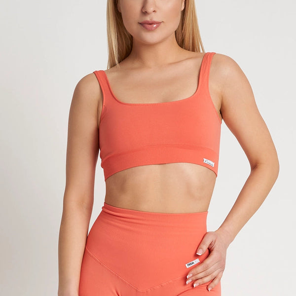Sportinė liemenėlė FGM04 „Melisa Gym Fashion” - koralinė